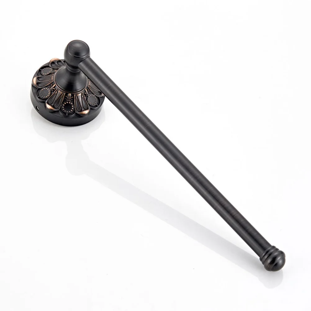 

29Cm Towel Bar Solid Copper Bathroom Towel Holder Modern Single Rail For Home Kitchen Office European Style Hanger