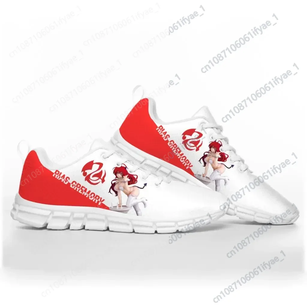 Rias Gremory Anime High School DxD Sports Shoes Mens Womens Teenager Kids Children Sneakers Custom High Quality Couple Shoe