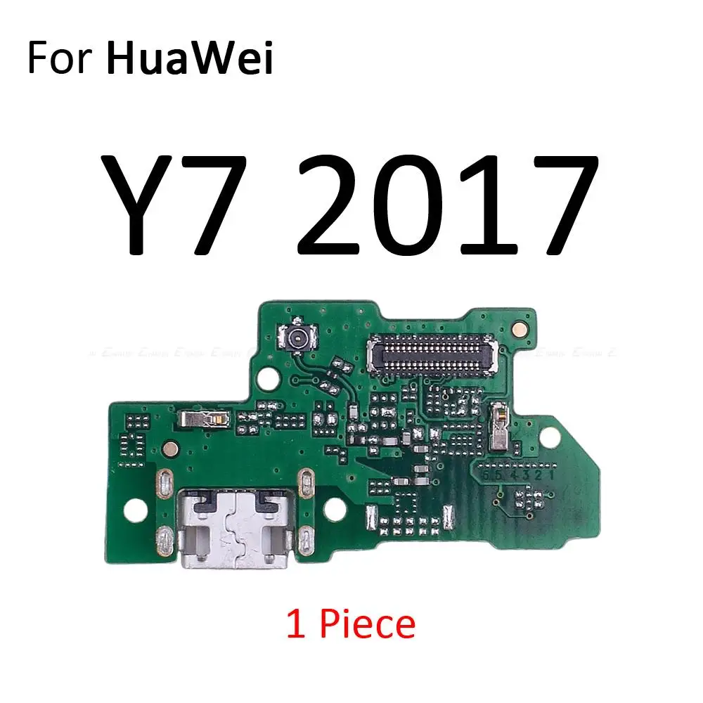 Charging Port Connector Board Parts Flex Cable With Microphone Mic For HuaWei Y9 Y7 Y6 Pro Y5 Lite Prime GR5 2017 2018 2019