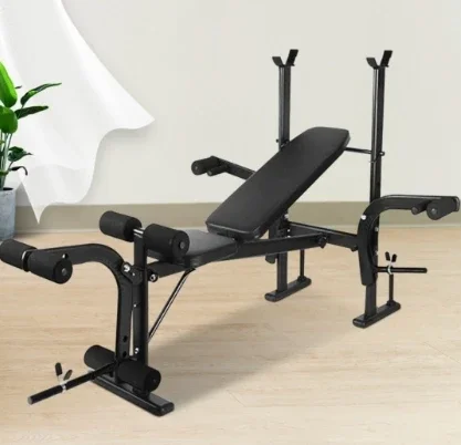 househol Weight-lifting Bed Squat Rack Fitness Equipment Barbell Rack Strength Station Bench