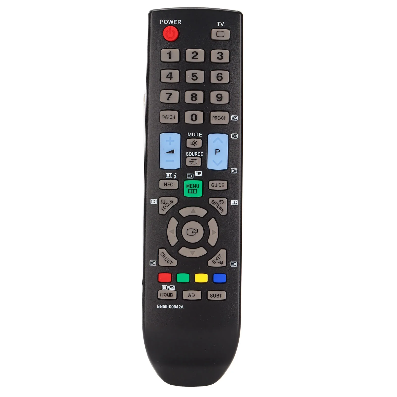 Slijtvaste vervangende afstandsbediening voor Samsung BN59-00942A, geschikt voor tv-afstandsbedieningen.