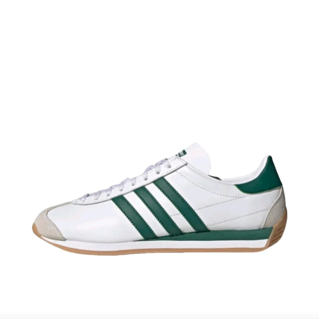 

Adidas Originals Men's and Women's Running Shoes, Wear Resistant, Stability Sneakers, Green/White