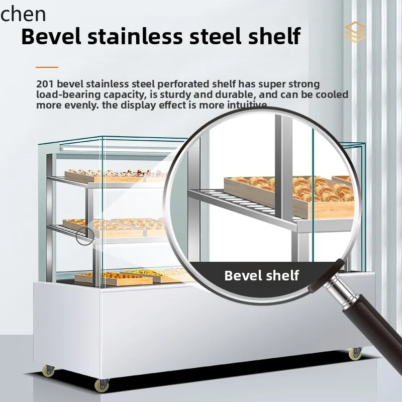 ZML Armadietto per pasticceria cinese Vetrina per torte Pasticceria commerciale Bevande refrigerate Frutta Armadietto per la conservazione della freschezza