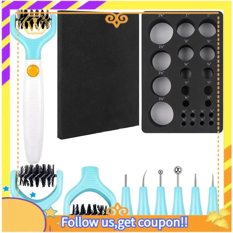 Latest-Paper Sculpting Tool Kit & Die Brush For Card Making Paper Blossom Tools For Creating Dimensional Flowers