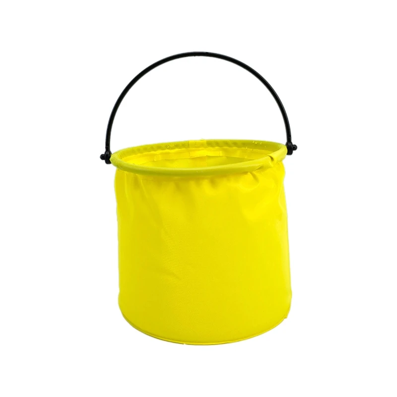 Folding Bucket Fishing Tool Outdoor Kiddie Beach for Play Bucket Travel Toy Dropship