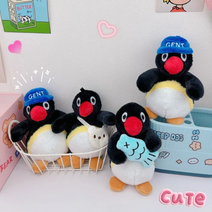 Kawaii Pinguin Plüsch Schlüsselanhänger Niedlicher Anhänger Plüschtiere Kleine Pingu Taschenzubehör Kreative Tierpuppen Rucksack Schlüsselanhänger – Detail 2