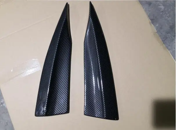 Real Carbon Fiber Car Rear Bumper Splitters Side Aprons For Audi A3 S3 RS3 S-line Sedan 2014 2015 2016 2017 2018 2019 2020