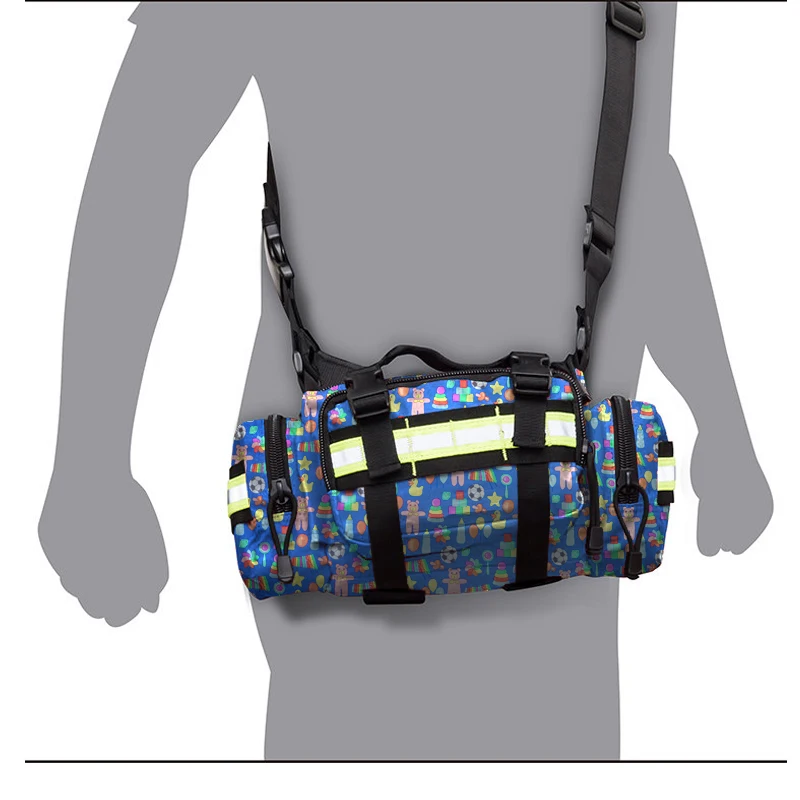 SAFETYMED First Responder Paramedic First Aid Fanny Pack trauma Emergency  Bag Only