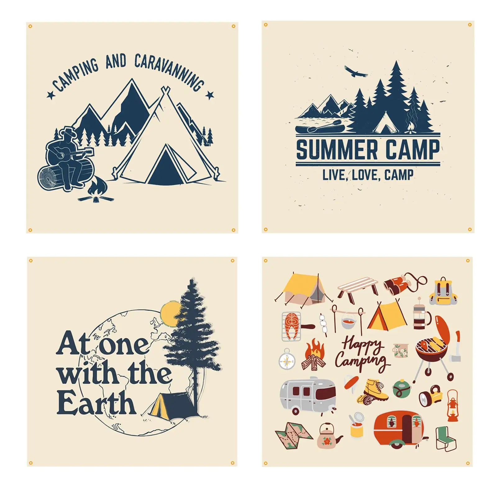 Outdoor Garden Flag, Easy-to-Install Decorative Banner for Backyard Camping