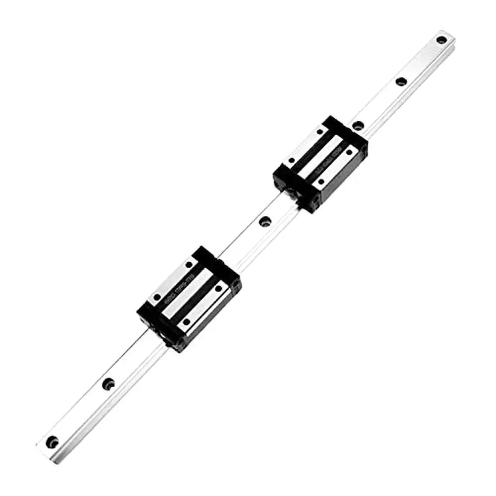 2 Pack HGR20/HGH20 600mm Linear Sliding Rail Guide with 4 HGH20CA Carriage Blocks Steel Smooth Motion Low Noise 3D Printer CNC