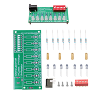DIY Soldering Practice Kit - Learn Electronics and Improve Your Skills with Easy-to-assemble Circuit Boards Red LED DIP Switch