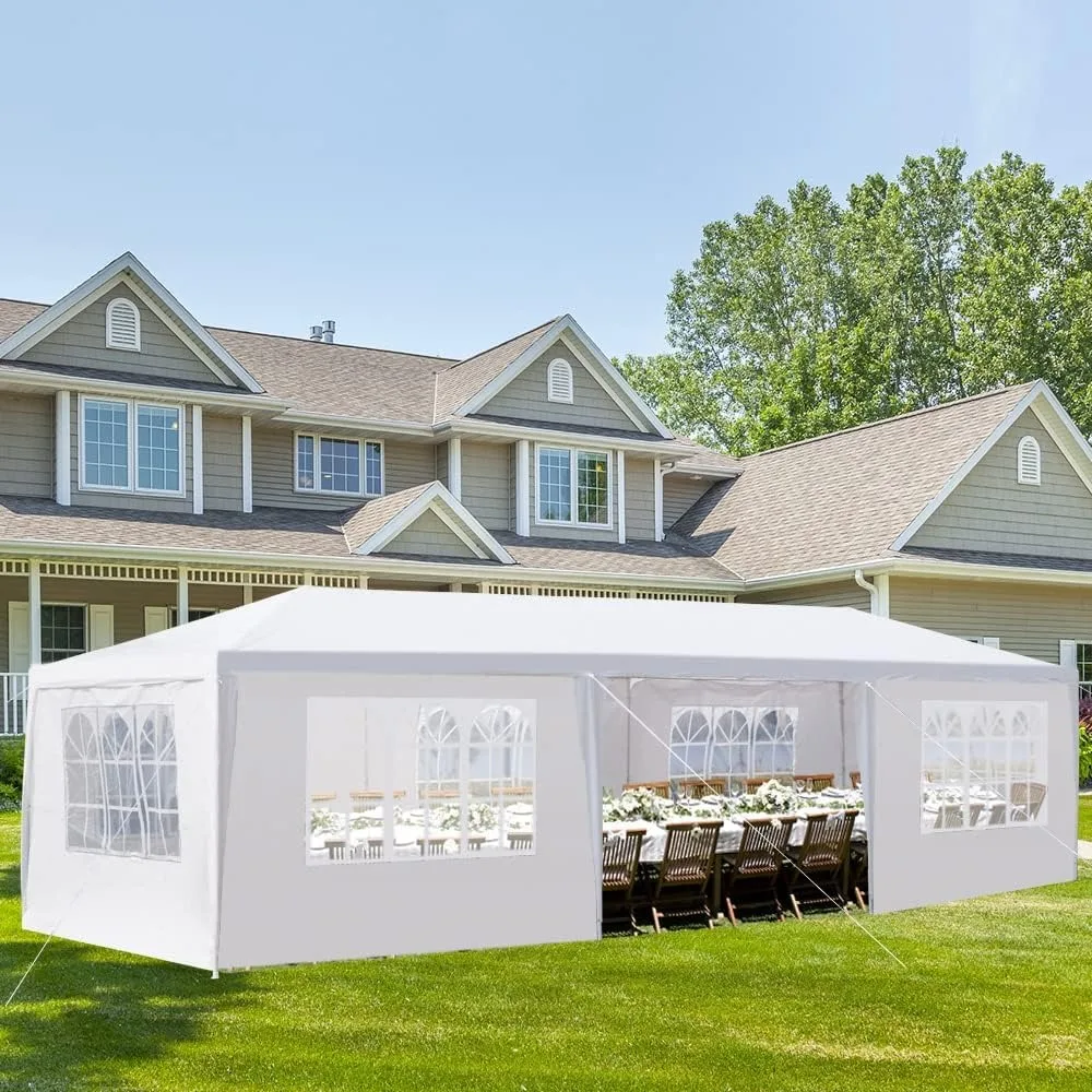 Outdoor pavilion, rain shelter, party tent, pavilion, outdoor carport, side wall detachable sunshade