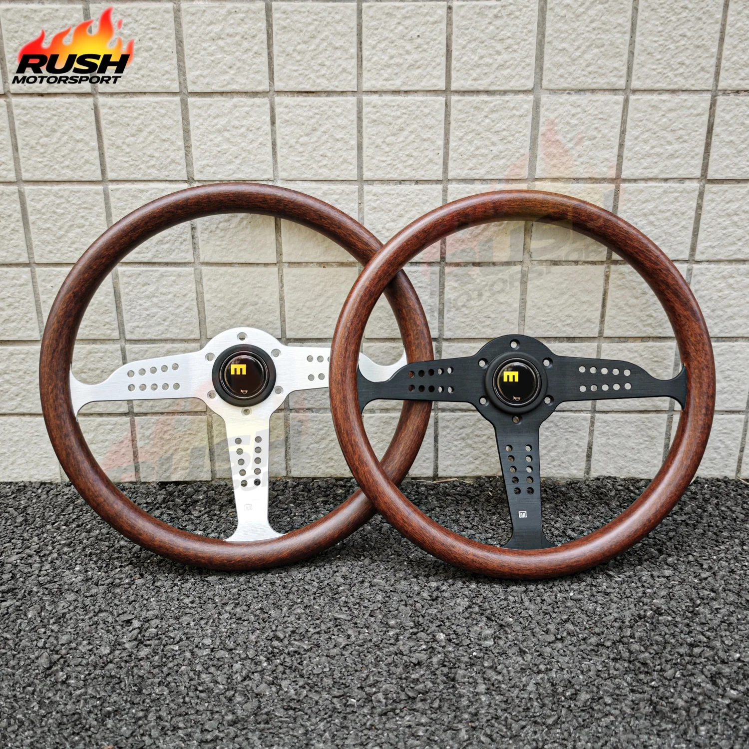 

14inch Classic Wood Grain Steering Wheel Vintage Super Grand Prix Heritage Racing Sports Car Steering Wheel PC-ST74