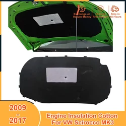 2009-2017 Insulation Cotton Pad for VW Volkswagen Scirocco MK3 2009 2010 2011 2012 2013 2014 2015 2016 2017 Accessories Firewall