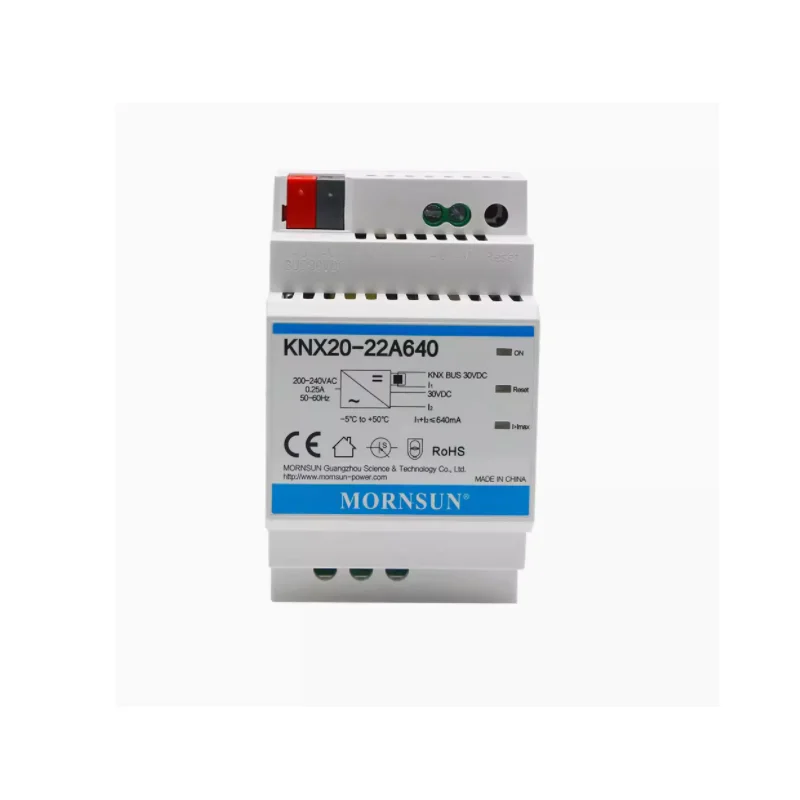 

KNX20-22A640 bus type rail switch power supply 19.2W30V640mA internal choke