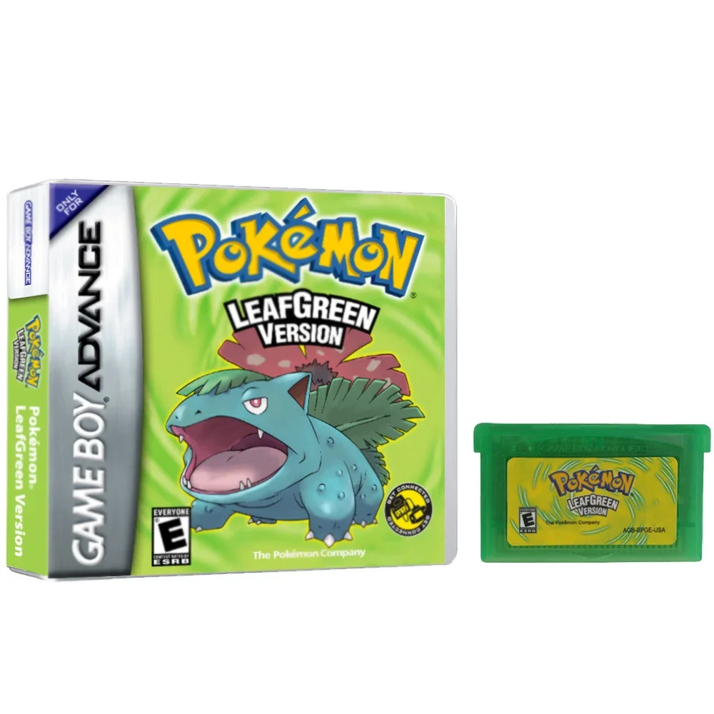 Pokemon Series GBA Game Cartridge In Box Emerald/Ruby/FireRed/Leafgreen/Sapphire No Manual