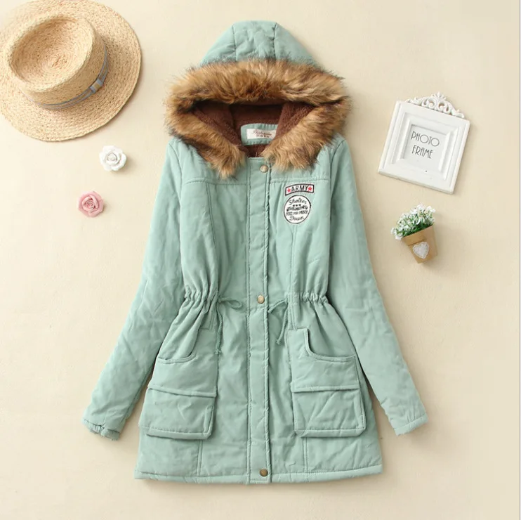 

Stylish Waist-Tie Parka. This sleek mid-length coat combines a flattering fit with rugged utility chic.