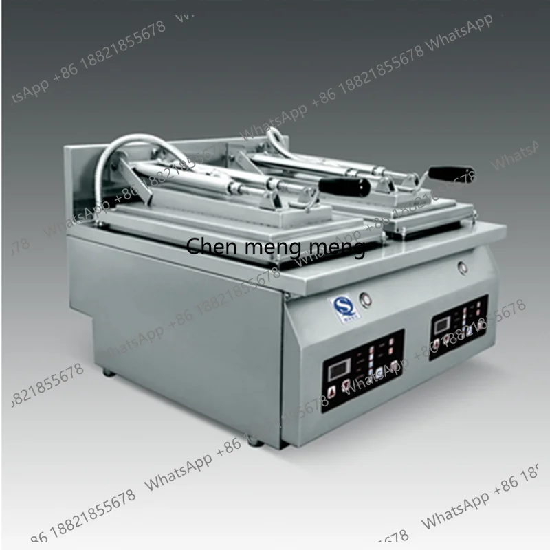 

Fully automatic commercial electric single-head frying dumpling machine Japanese pot sticker machine double-head frying