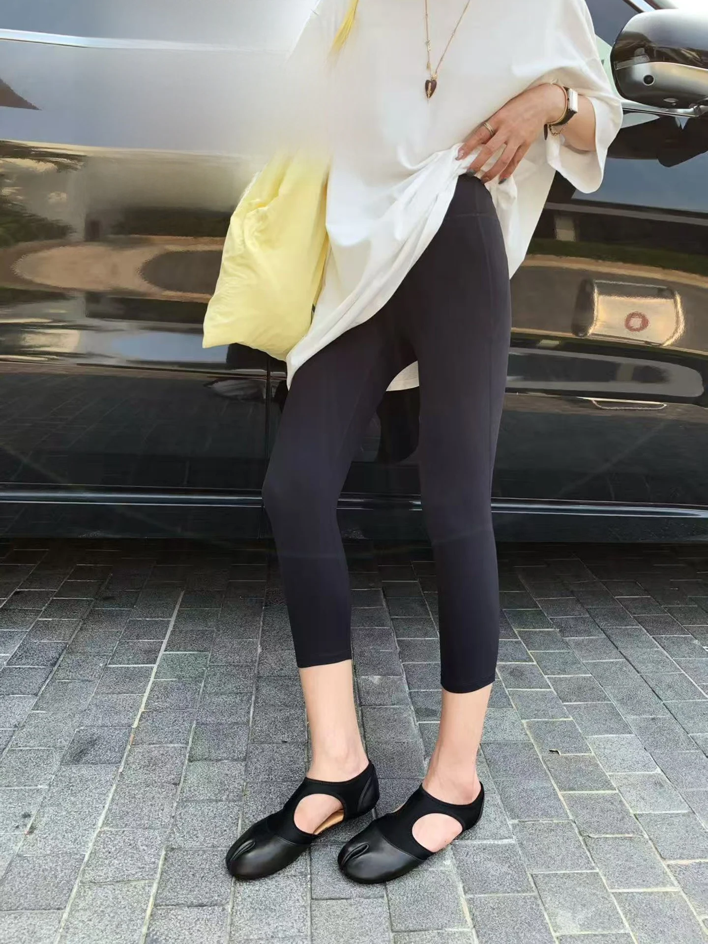 

Высококачественные леггинсы для йоги длиной 7/8, утягивающие, комфортные, в повседневном стиле, женские премиум-брюки для фитнеса