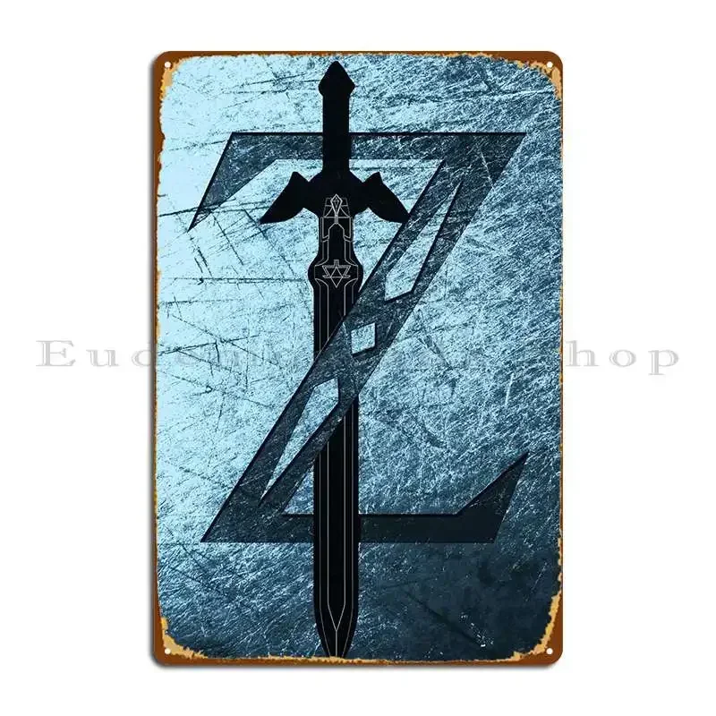 Sword Of Ice Metal Plaque Club Cinema Decoration Customize Club Tin Sign Poster