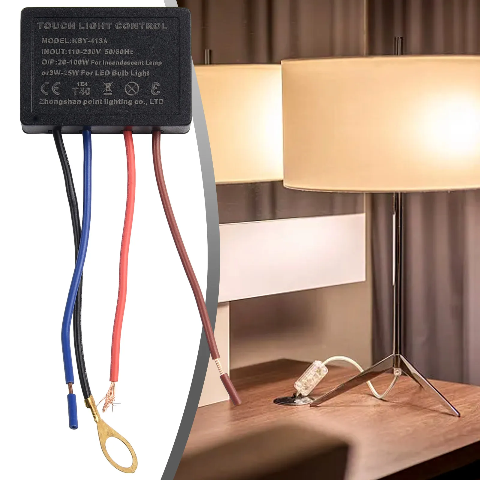 220V Touch Light Touch Switch Table Lamp Dimmer Control Module Sensor 3-way Touch Dimming For LED Light Switch Accessories