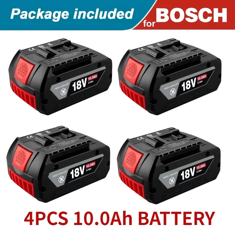 

BAT610G+AL1820CV✅for Bosch professional 18V 6.0AH Li-ion battery replacement with LED & for Bosch quick charger 14.4V-18V
