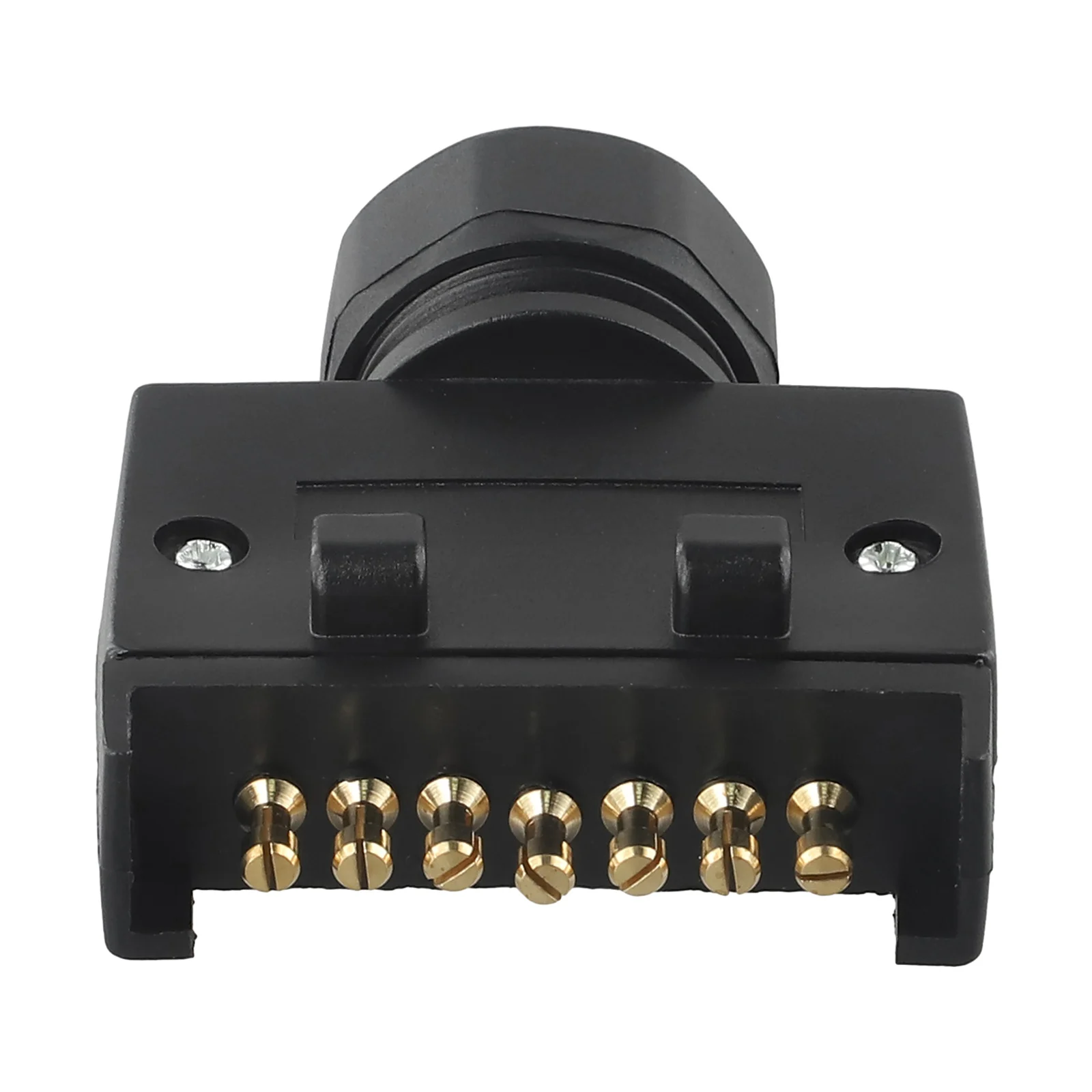 For Trucks RV Boats Trailers Connector For Indicators Australian Standard Black Boat Quick Fit 2.95*2.44*0.75\\\"