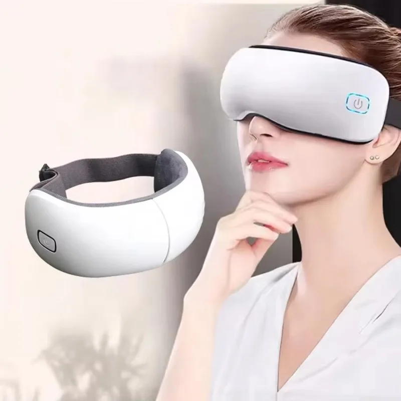 

Wireless Eye Massager with Bluetooth Music for Migraines and Reduce Eye Strain Heated Vibrate Massager to Improve Sleep