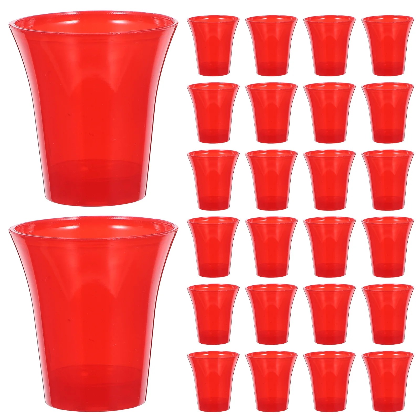 

200Pcs Plastic Communion Cups Elegant Chalice Design Mini Drinking Vessels for Holy Water Wine Tasting Wedding Toast Cup