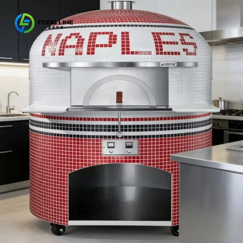 Customized Naples Style Dome Pizza Oven Electric Commercial High Temp for Neapolitan Pizza Pizzeria Restaurant