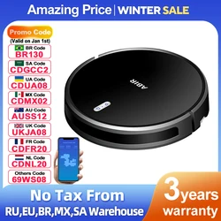 ABIR G20S Robot Vacuum Cleaner,Map Memory,6000Pa Suction,Remote Upgrade, Electric Wet Mop,WIFI APP Smart Floor Washing for Home