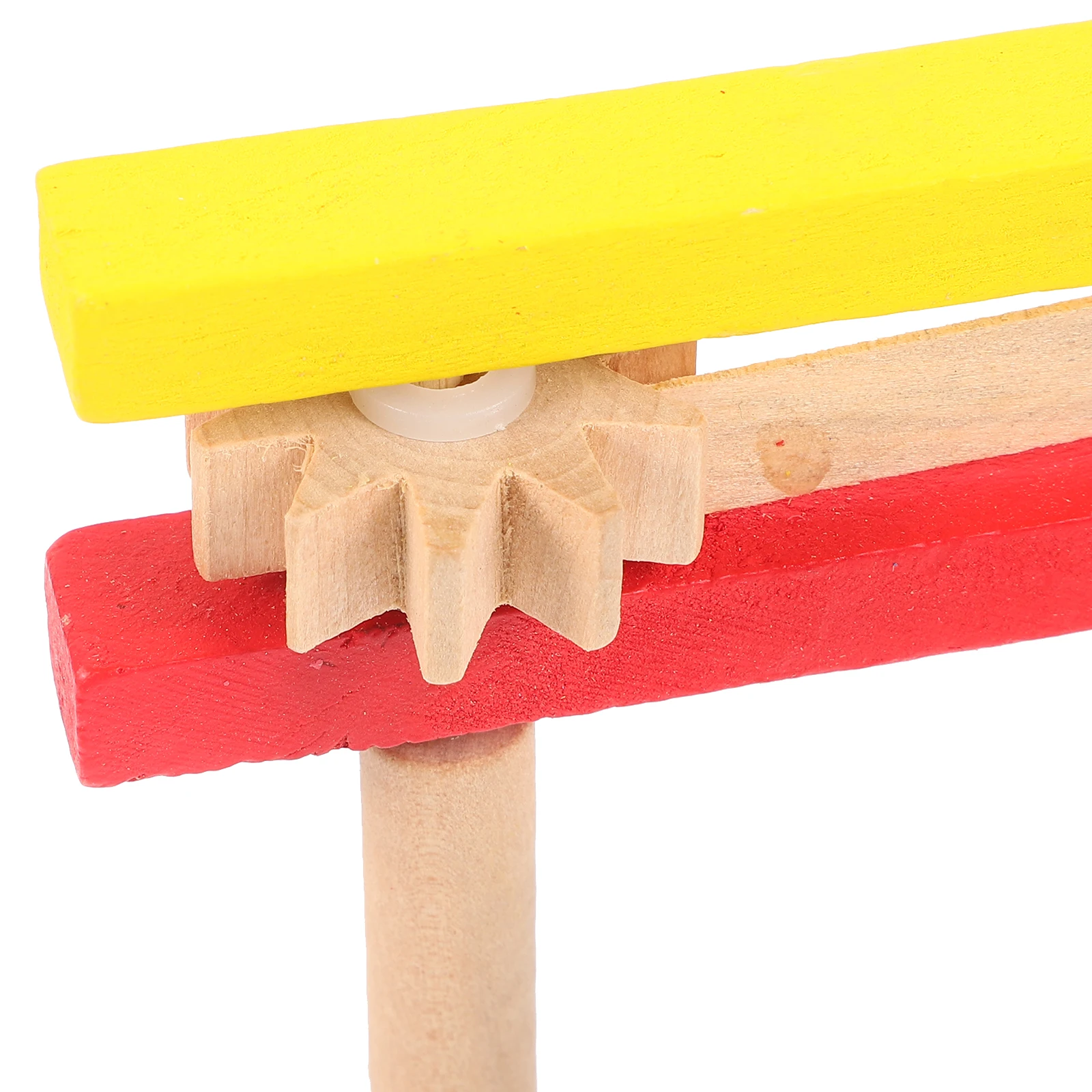 Claqueta de madera con mango largo para niños, castañuela de madera educativa, instrumentos musicales, juguetes, tablero de sonido de percusión, 4 Uds.