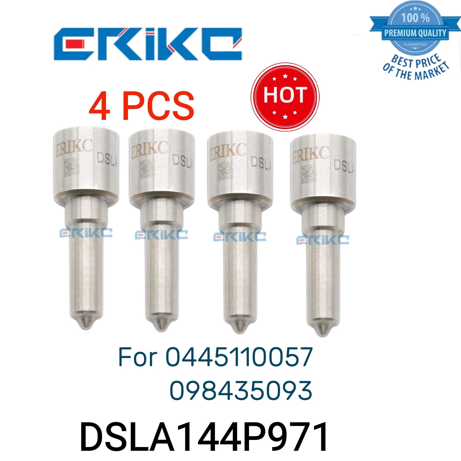 

4 PCS DSLA144P971 0 433 175 272 Jet Spray Nozzle DSLA 144 P 971 Car Parts Injector Nozzle DSLA 144P971 for 0445110057