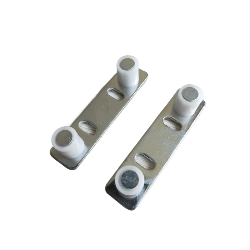 2Pcs Sliding door locator accessories, limiters, track guide rail locators, swing stop bearings, nylon wooden door locators