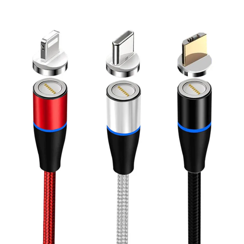 

Magnetic data cable, strong magnetic force, 7-pin 5A magnet tip mobile phone, fast rush extended three-in-one drag three-chargin