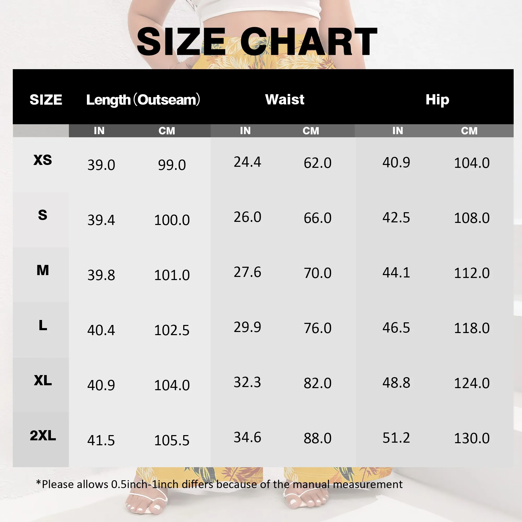 Nupusa Leaf Print Pants for Women Summer Casual High - Waisted Wide Leg Trousers