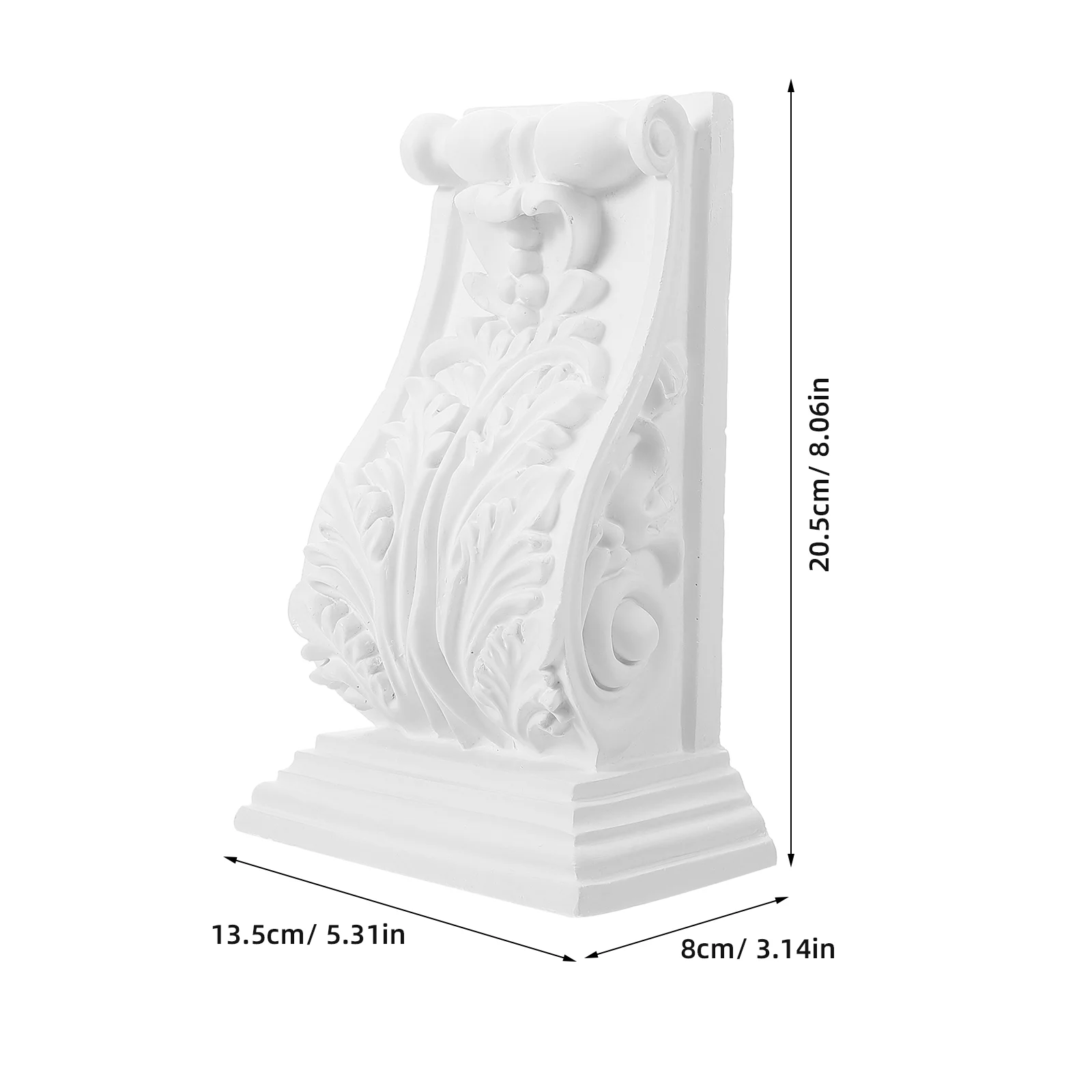 Corbel Onlays and Appliques Carved Decor for Furniture Applied Vintage Corbels Pu Decorative Home House Decorations