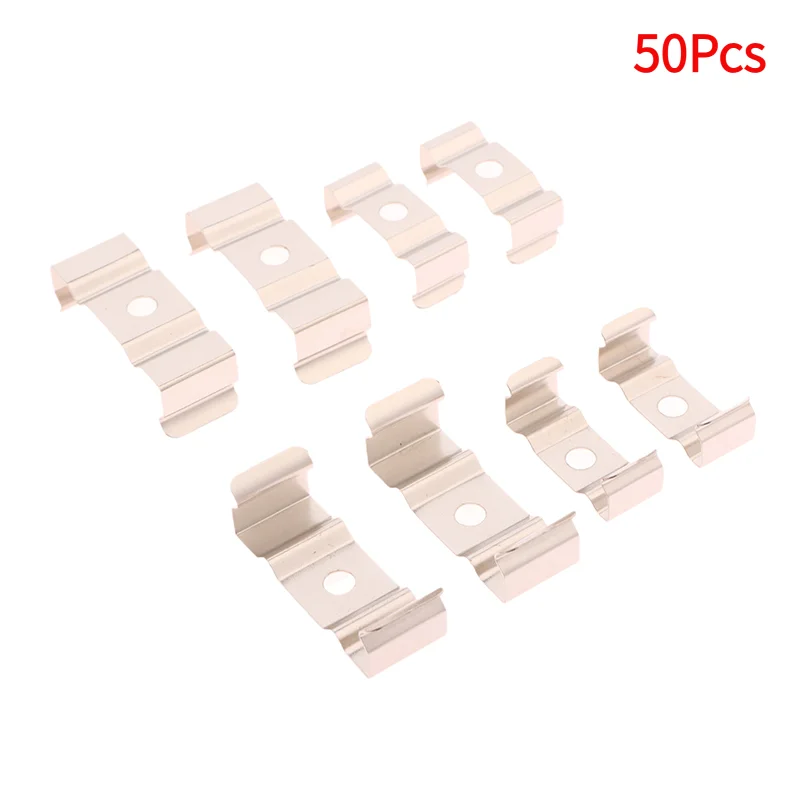 50Pcs T5/T8 LED Tube Bracket Clips Holder Bracket For Lamp Socket/Ceiling Lamp/Light Fixture For Home Electric Appliance.