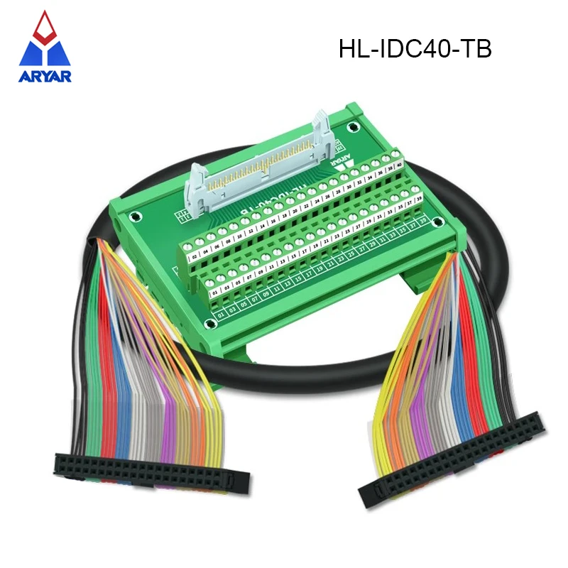 Industrial Grade IDC40 Extended Cable For Breakout bBoard Cable Round Cable With Preassembly