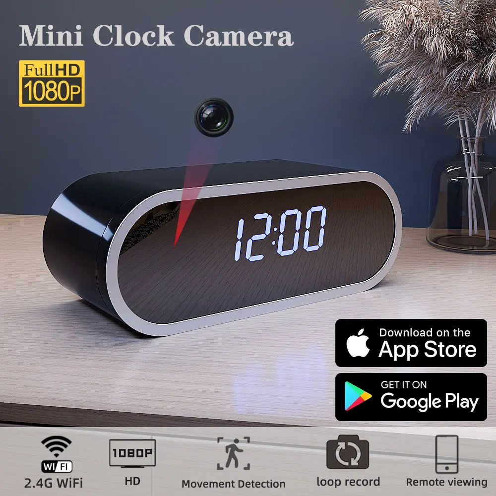 

HD1080P WiFi mini camera, infrared night vision, motion detection function, remote viewing wireless camera