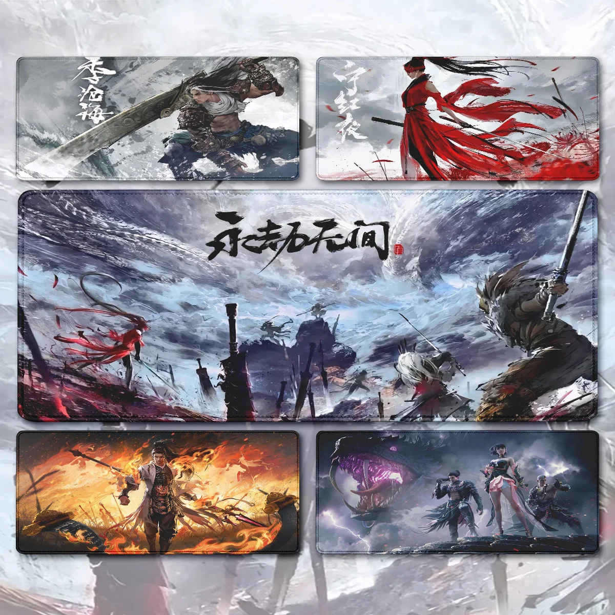 Gaming Mouse Pad Anime Naraka Bladepoint Pc Accessories Deskmat Mousepad Gamer Desk Protector Keyboard Mat Large Mats Mause Pads