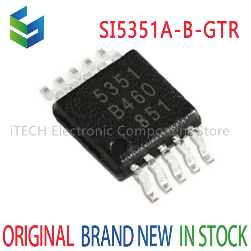 (5-10PCS)100% New SI5351 SI5351A-A-GTR 5351 SI5351A-B-GTR MSOP10 Chipset