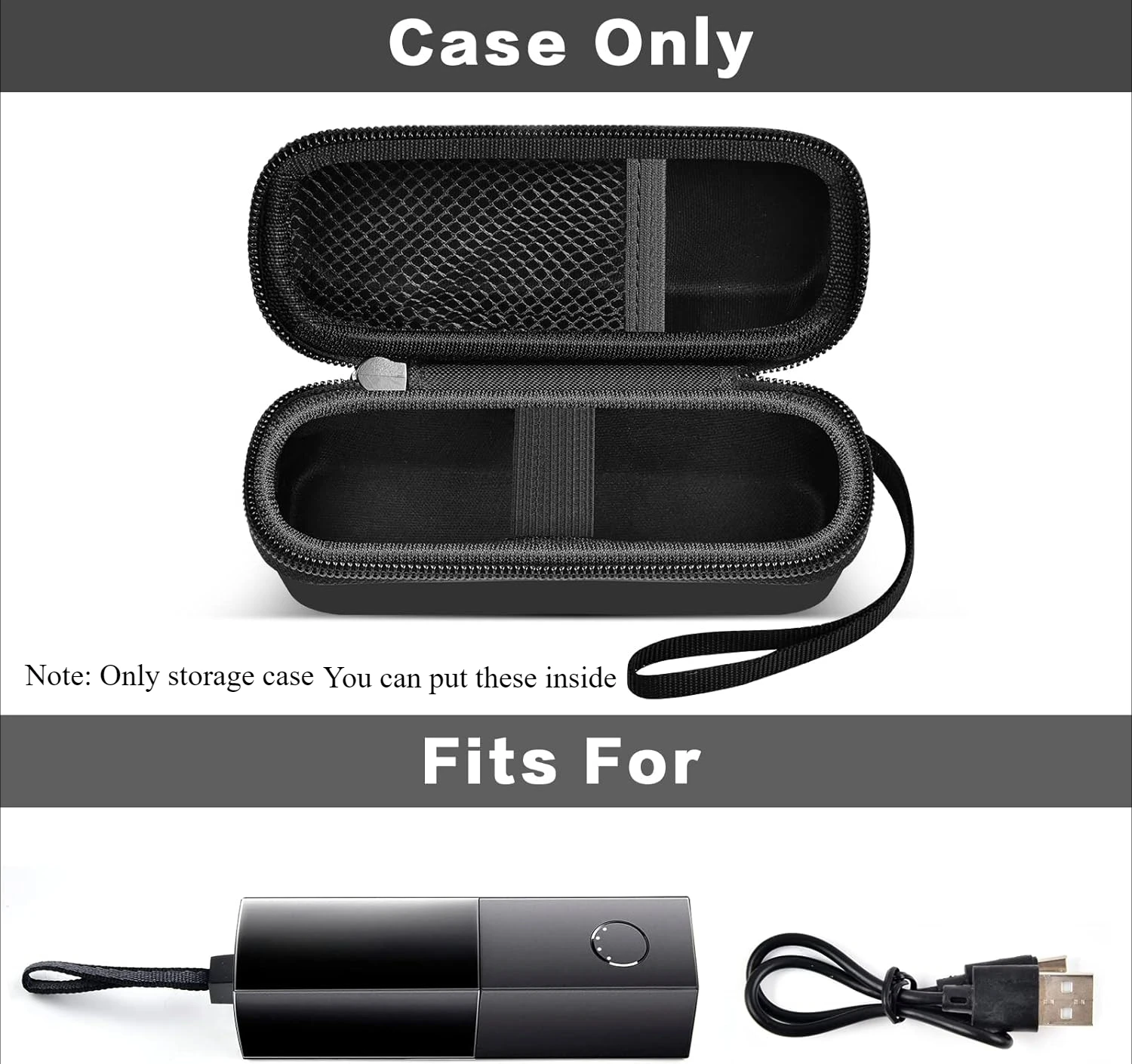 Case Compatible with Anker Portable Charger, Storage Bag for 511 Power Bank 5,000mAh, Organizer for iPhone/Cell  Only Case