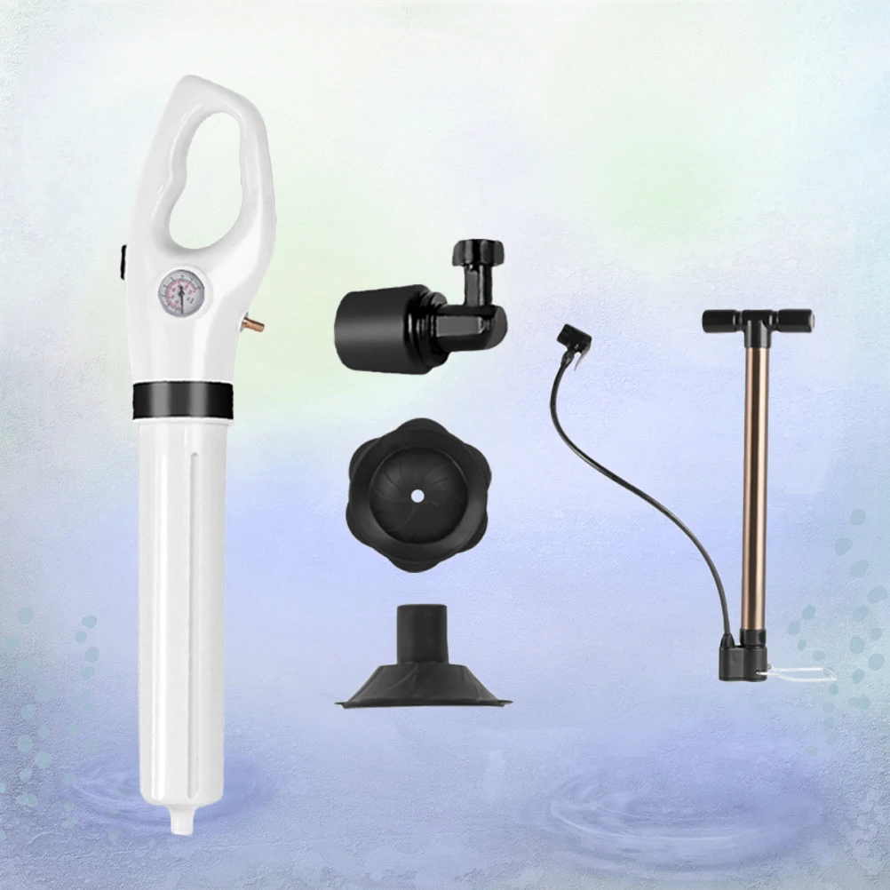 

Toilet Unclog Pipe Plunger Clogged Drain Cleaner for Cleaning Fences Storage Bowl Piston Remover Flexible