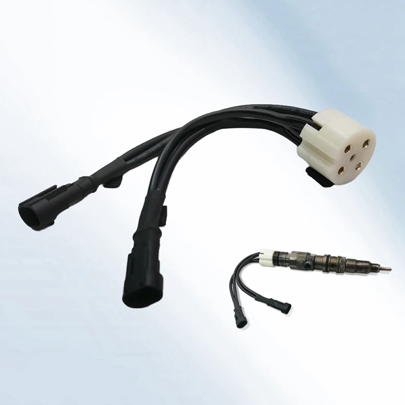 1Pc CRIN 4 Pin Fuel Injector Connector Plug Wirng Harness Cable For  Common Rail Injectors Connecting Cables