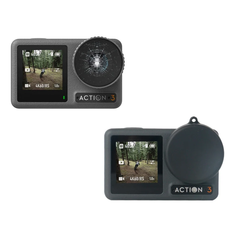 8 in1 HD خفف واق شاشة رقيق عدسة حماية غطاء تغليف حافظة بطاريات مجموعة DJI oomo عمل 3 كاميرا اكسسوارات