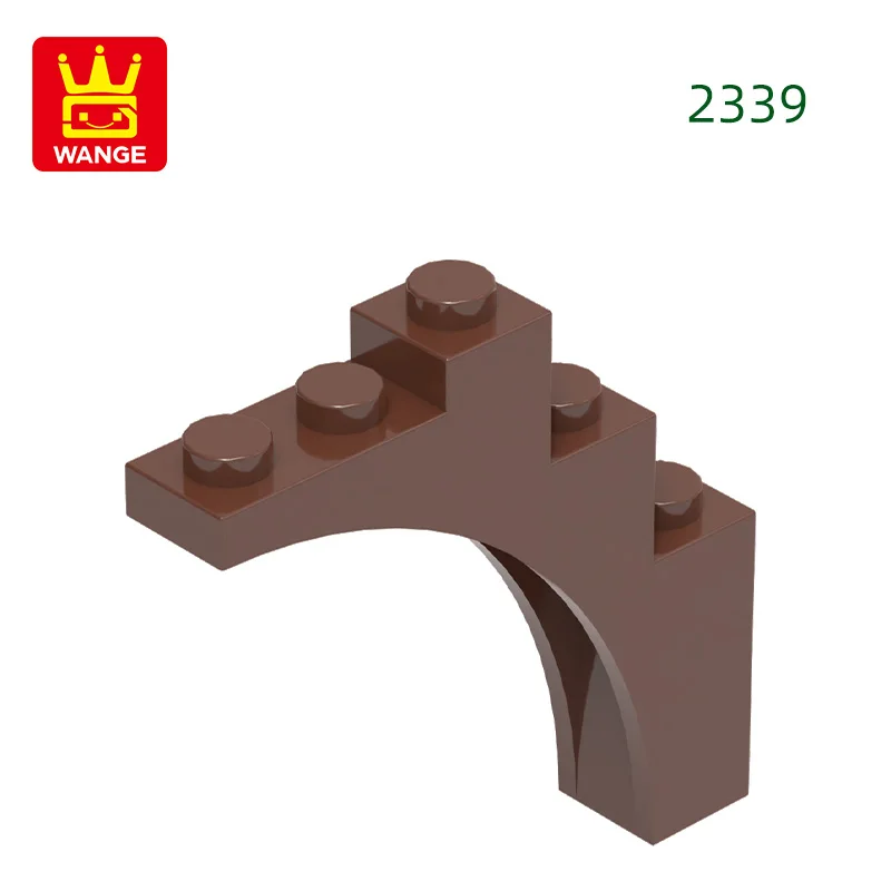 Wange 2339 100g/43 stuks Boog 1 X 5 X4-Continu Boog Bulk Kleine Bouwstenen Assemblage Compatibele DIY Speelgoed Onderdelen Cadeaubox