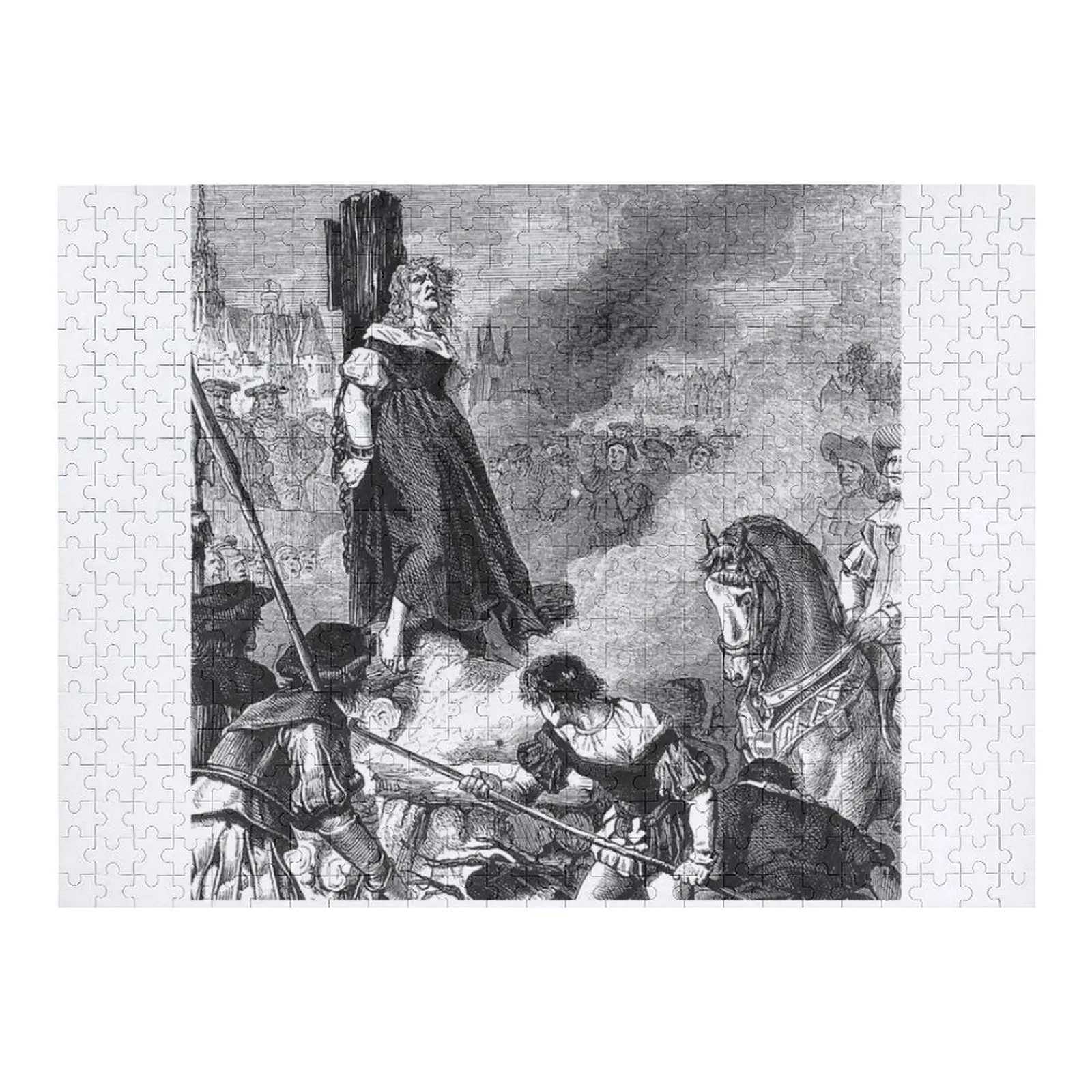 

Witch Burning at the Stake # 1 Jigsaw Puzzle Personalized Gift Personalised Toys Wooden Jigsaws For Adults With Photo Puzzle