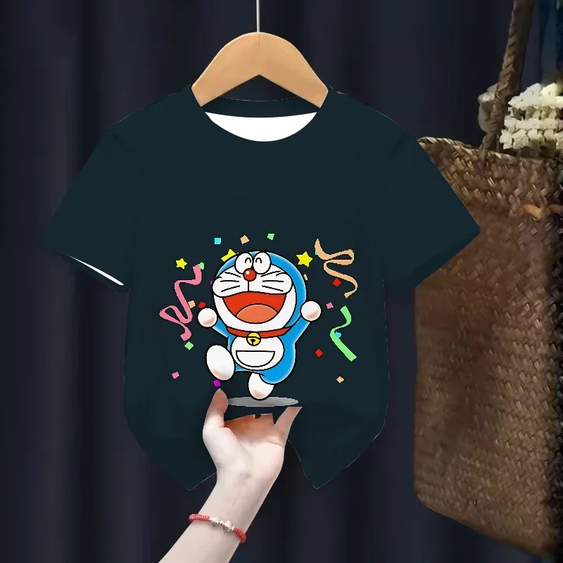 

Doraemon модные футболки для косплея, детские топы, футболки для мальчиков, футболки с 3D принтом, аниме с короткими рукавами, подарки на день рождения для маленьких детей
