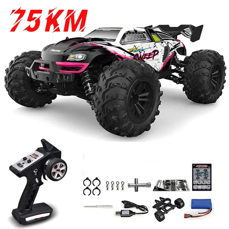 RC Car 75KM/H High Speed Racing Remote Control Car Truck for Adults 4WD Off Road Monster Trucks Climbing Vehicle Christmas Gift